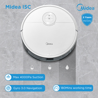 Midea I5C odkurzacz Robot Mop mokry i suchy VCR09B 4000PA inteligentny mycie robot-odkurzacz bezprzewodowy elektryczny zbiornik na wodę 1